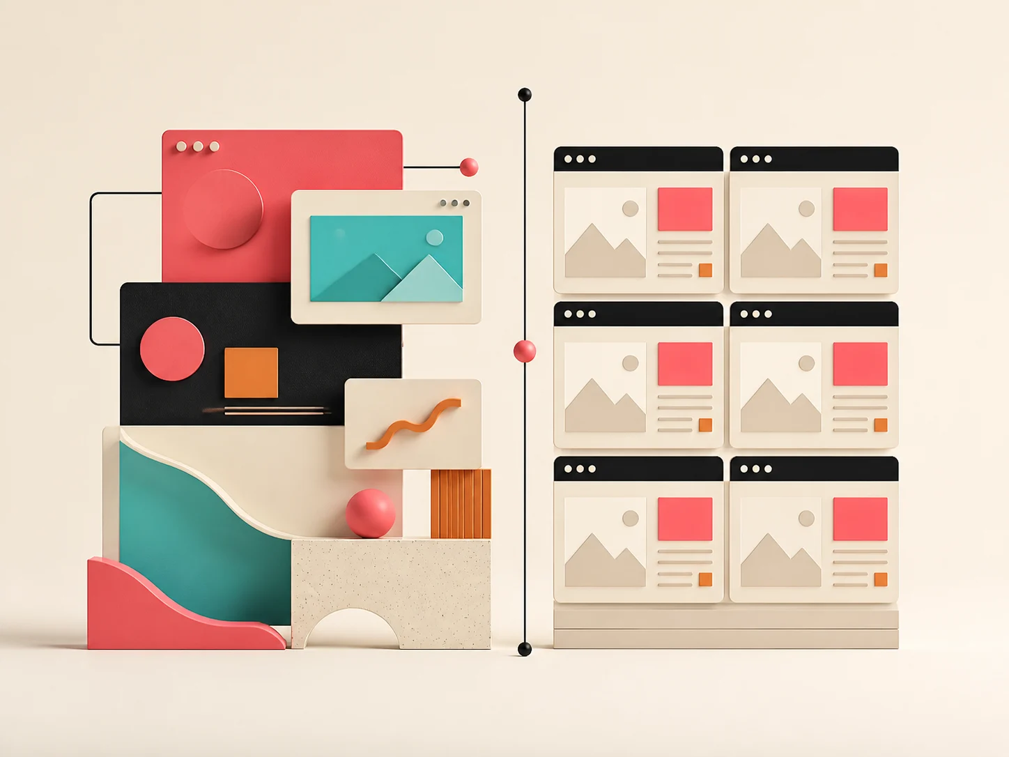 Editorial illustration for Custom Website vs WordPress Template: Which Is Better for a Growing Business?