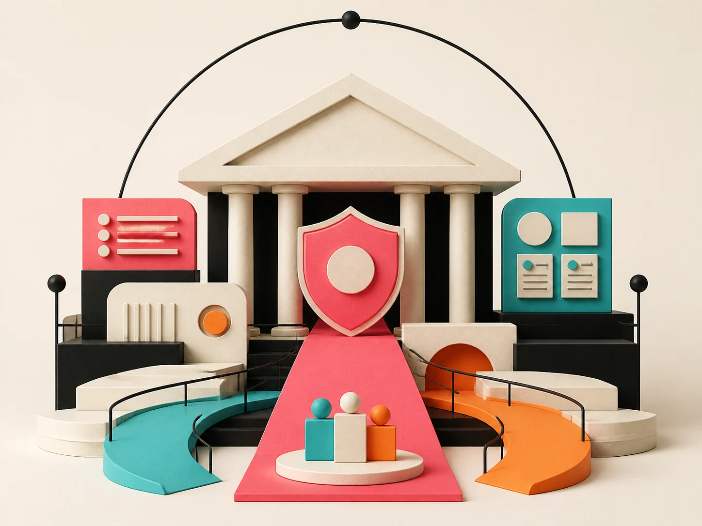 Editorial illustration for How to Build a Government Website That Is Accessible, Secure and Easy to Manage