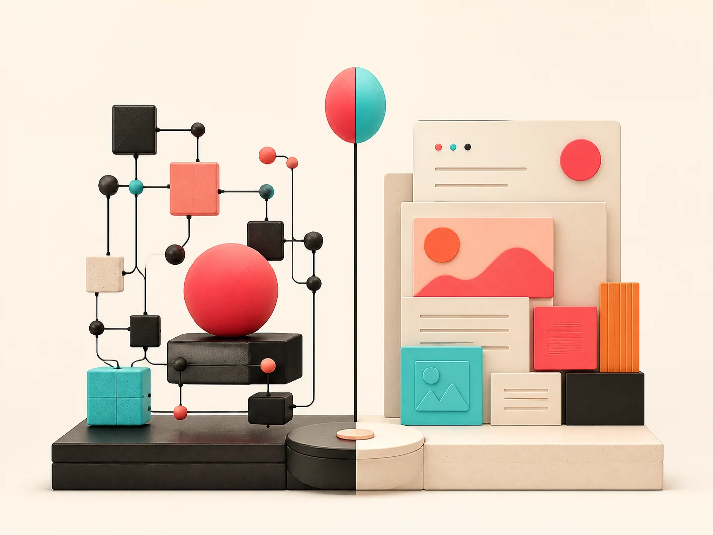 Editorial illustration for Next.js vs WordPress: Which Platform Is Better for Your Business Website?